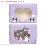【THANKYOUMART】SANRIO CHARACTERS 簡約可愛風透明窗口收納袋