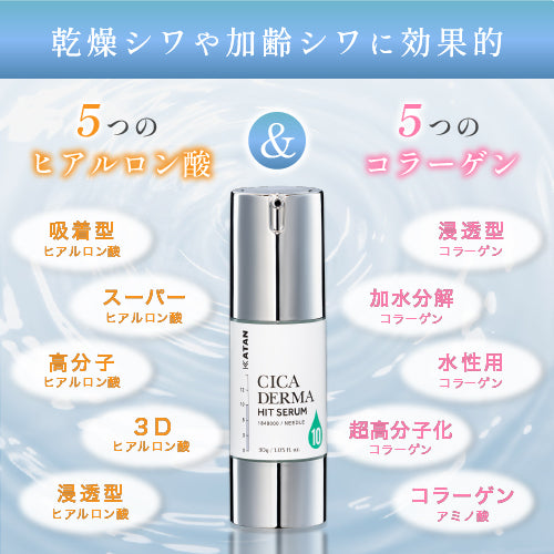 加強版】KATAN CICA Derma Hit Serum 10 精華液30g – Dokodemo Sparrow
