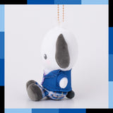 青春格仔褲制服公仔掛飾 - PC狗（Pochacco）