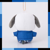 青春格仔褲制服公仔掛飾 - PC狗（Pochacco）
